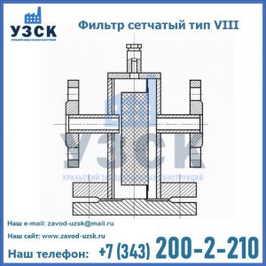 Фильтр сетчатый тип VIII в Братске