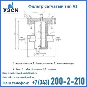Фильтр сетчатый ФС по Т-ММ-11-2003 в Братске