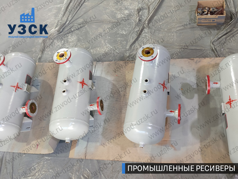 фотография емкостных ресиверов газа Братск